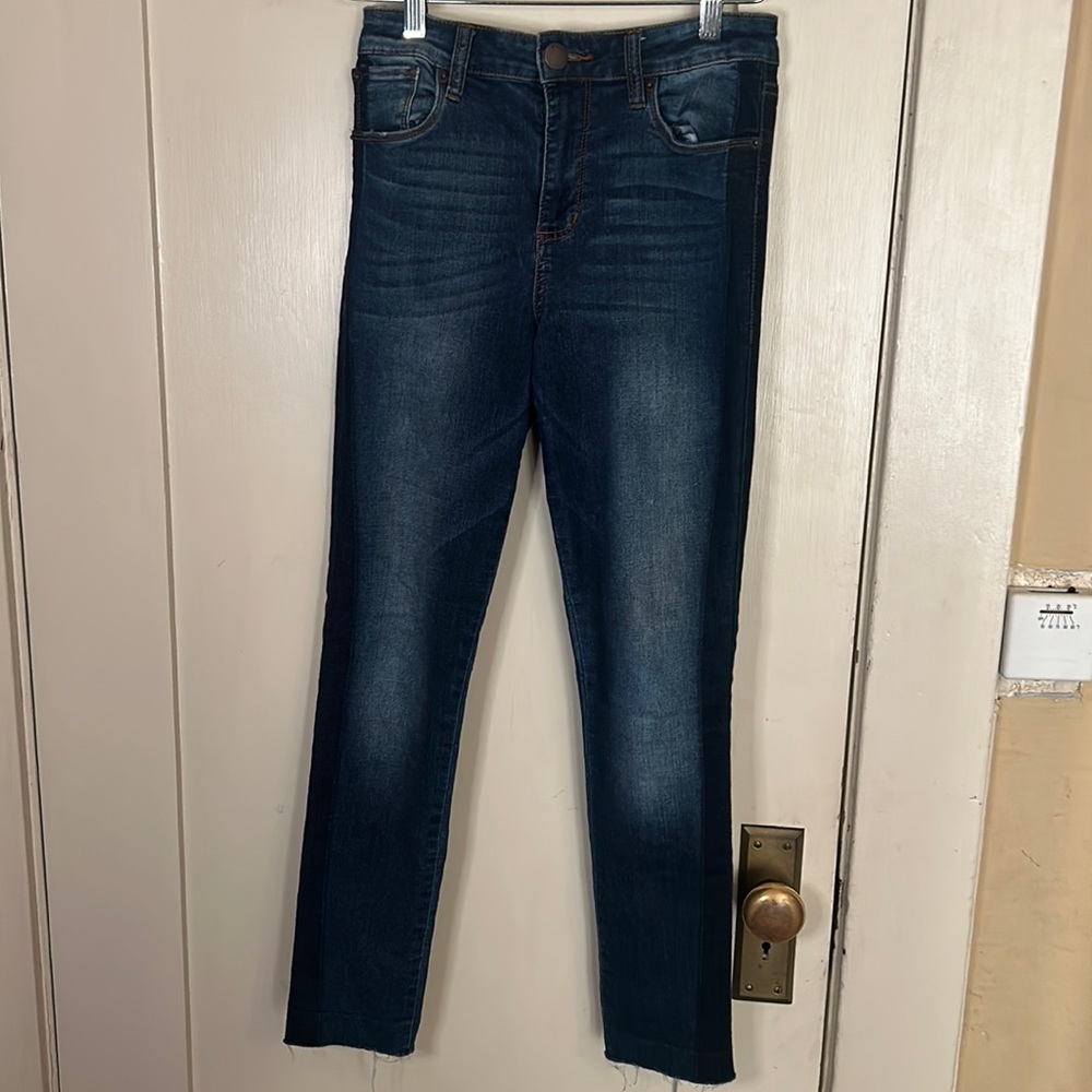 💥 2/$20 STS Blue Dark Wash Factory Worn Jeans • Ashley High Rise - SZ 26